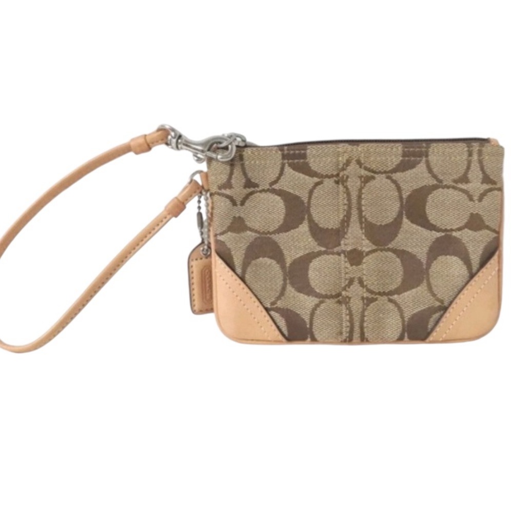 Coach Signature Wristlet/Clutch